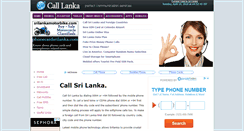 Desktop Screenshot of calllanka.com